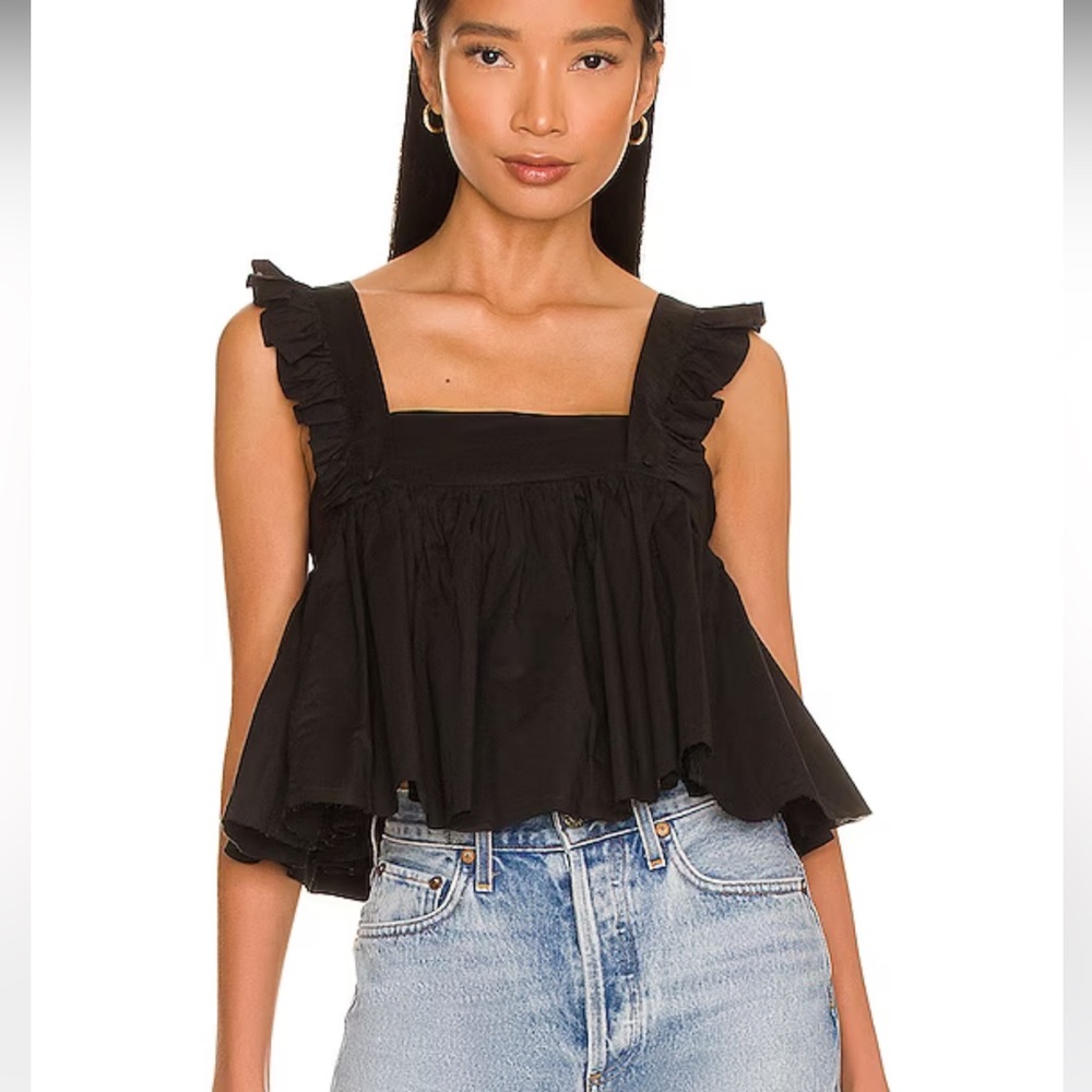 Selkie ruffle top